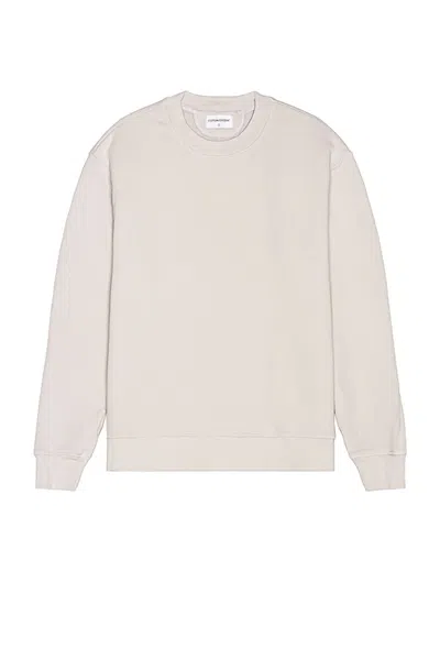 Cotton Citizen Bronx Crew Sweatshirt In Vintage White Stone In Multi