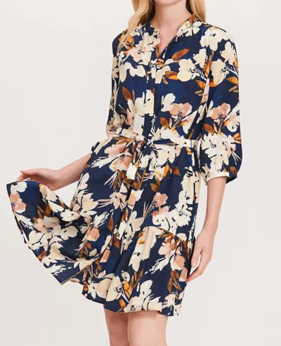 Tyler Boe Petra Floral Print Dress In Multi