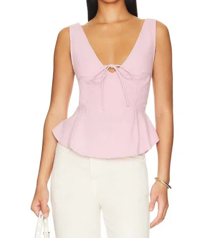 Free People Mika Tank Solid In Pink