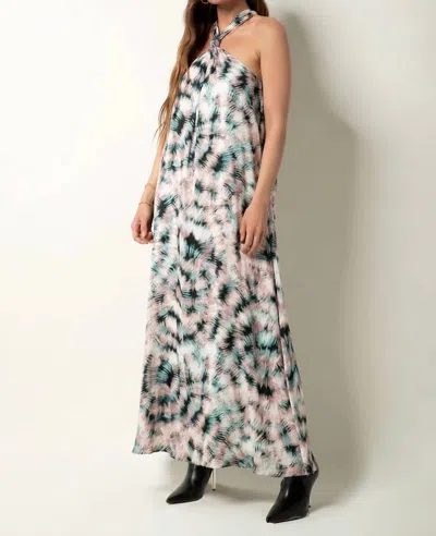 Tart Collections Kaila Dress In Radiating Brushstrok In Multi
