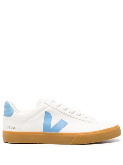 Veja Campo Leather Sneakers - Men's - Rubber/fabric/calf Leather In White