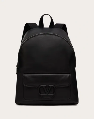 Valentino Garavani Garavani Noir Nappa Leather Backpack In Black