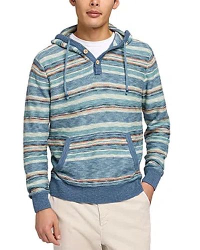 Faherty Cove Sweater Hoodie In Sunset Star