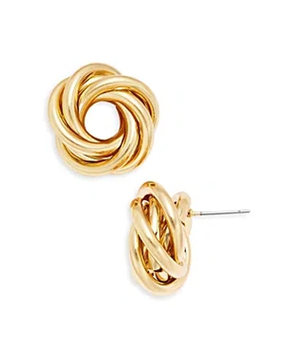 Kenneth Jay Lane Women's Goldtone Swirl Stud Earrings