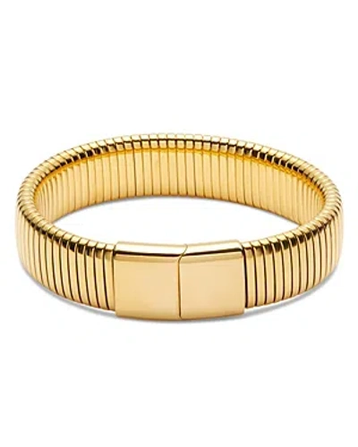 Kenneth Jay Lane Women's 14k Gold-plated Coiled Stretch Bracelet