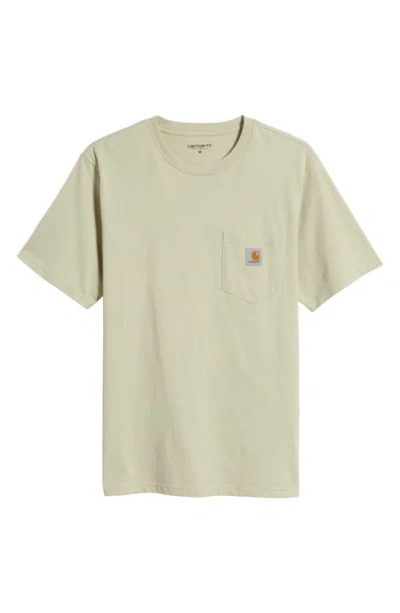 Carhartt T-shirt With Logo In Beryl