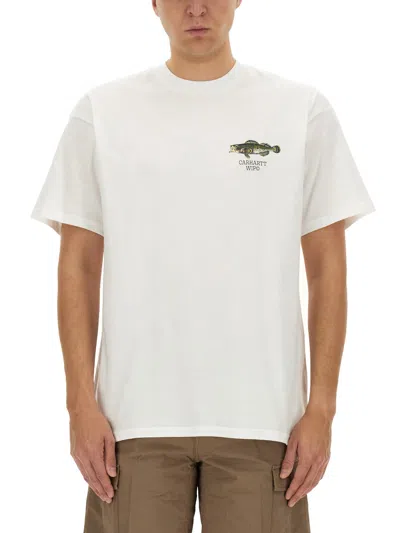 Carhartt T-shirt Fish White