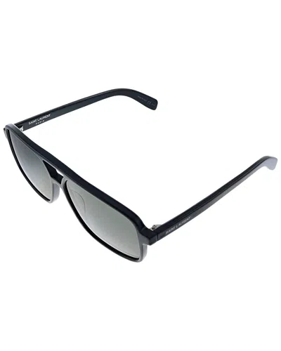 Saint Laurent Women's Sl-176 58mm Sunglasses In Black
