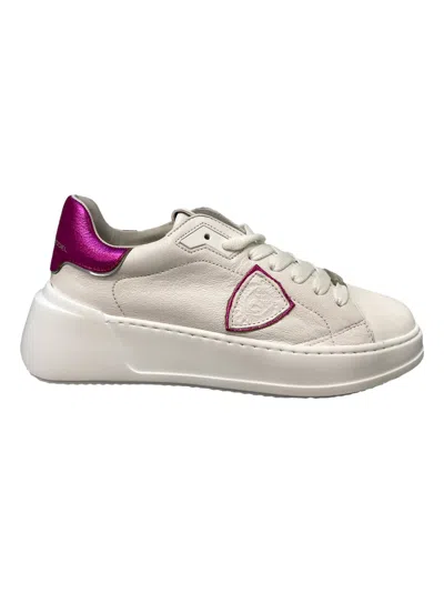 Philippe Model Tres Temple Trainers In White