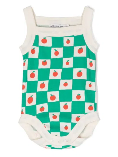 Bobo Choses Baby Tomato All Over Body In Off White