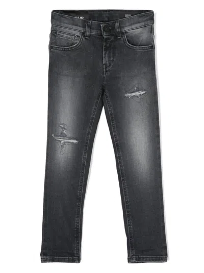 Dondup Kids' George Slim-fit Jeans In Grey