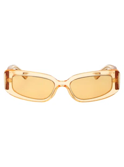 Dolce &amp; Gabbana Eyewear 0dg4445 Sunglasses In 3046/7 Orange Transparent