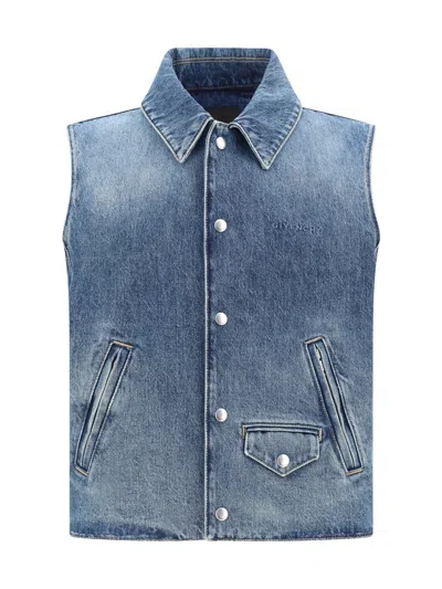 Givenchy Jackets And Vests In Indigo Blue