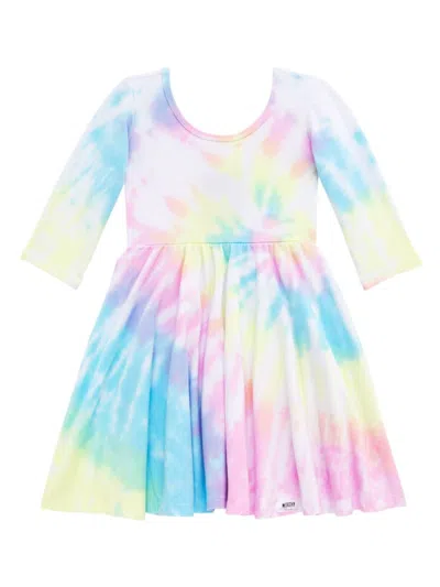 Worthy Threads Girls Twirly Dress - Little Kid In Rainbow