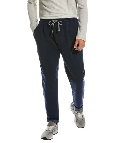 Brunello Cucinelli Cashmere Gym Pant In Blue
