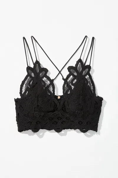 Free People Adella Lace Bralette In Black