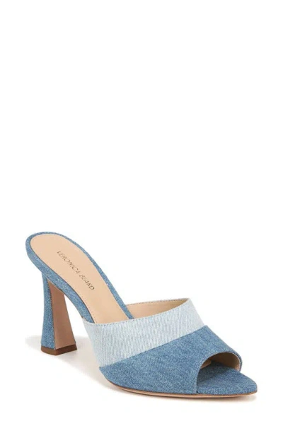 Veronica Beard Thora Pointed Toe Slide Sandal In Blue