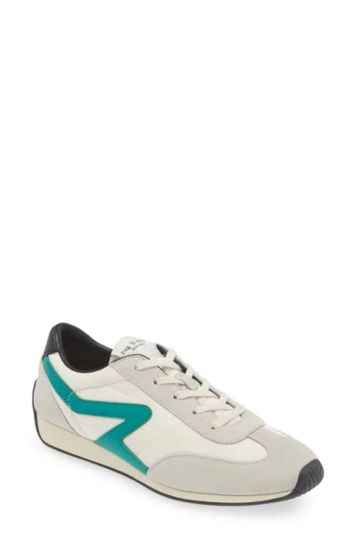 Rag & Bone Retro Runner Sneaker In Whtgrn