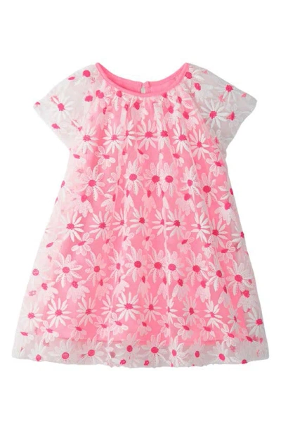 Hatley Babies' Girls Pink Embroidered Daisy Tulle Dress
