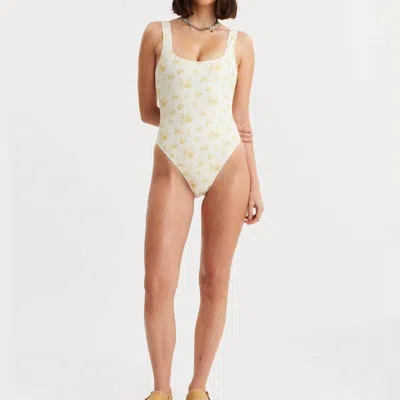 Holzweiler Makeba Swimsuit In Yellow Mix