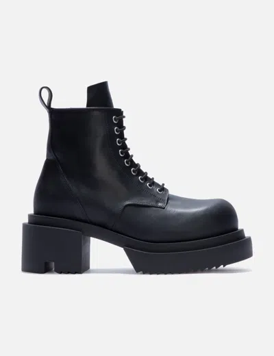 Rick Owens Low Army Bogun Boots In Black