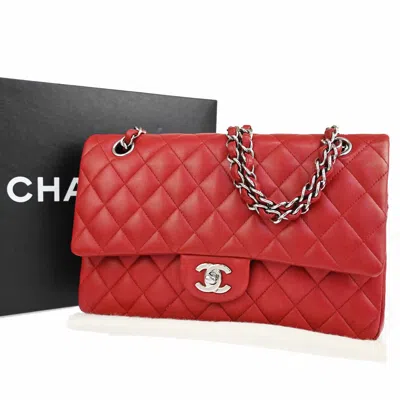 Pre-owned Chanel Timeless Red Leather Shoulder Bag ()