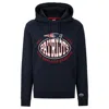 Hugo Boss Boss X Nfl Cotton-blend Hoodie With Collaborative Branding In Multi