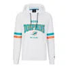 Hugo Boss Boss X Nfl Cotton-terry Hoodie With Collaborative Branding In Dolphins