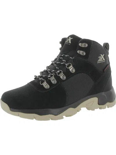 Zeroxposur Portland Wp Hiker Womens Leather Outdoor Hiking Boots In Black