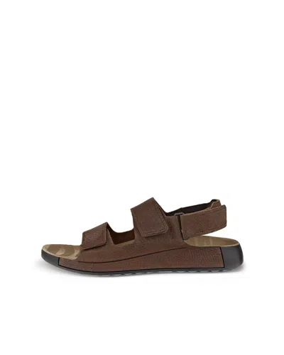 Ecco Men's Cozmo Flat Sandal In Brown