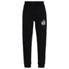 Hugo Boss Boss X Nfl Cotton-blend Tracksuit Bottoms With Collaborative Branding In Raiders
