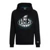 Hugo Boss Boss X Nfl Cotton-blend Hoodie With Collaborative Branding In Eagles