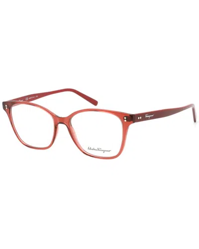 Ferragamo Unisex Sf2912 52mm Optical Frames In Red