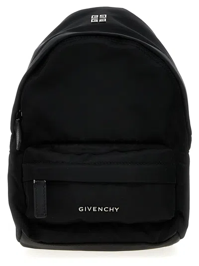 Givenchy Essential U Black Nylon Backpack In Multicolor