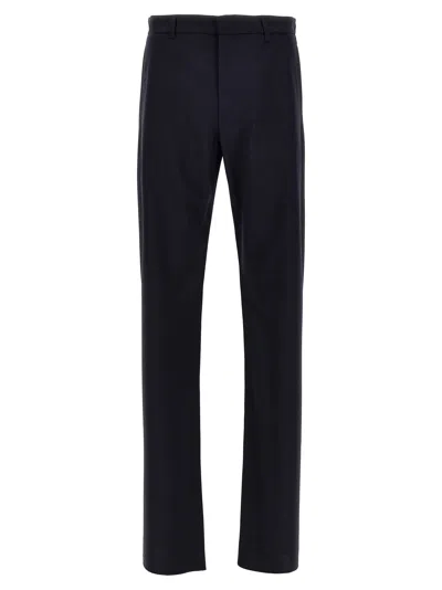 Givenchy Fresh Wool Pants Blue In Black