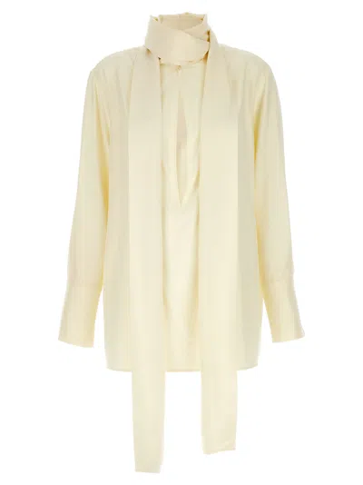 Givenchy Lagallière Shirt Shirt, Blouse White In Yellow