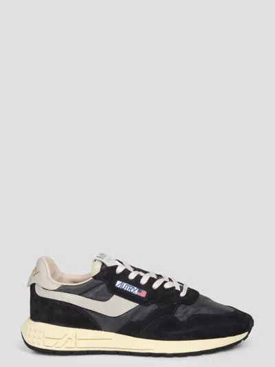 Autry Reelwind Low Nylon And Suede Sneakers