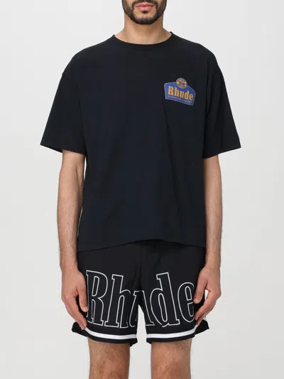 Rhude Ssense Exclusive Black 'grand Cru' T-shirt