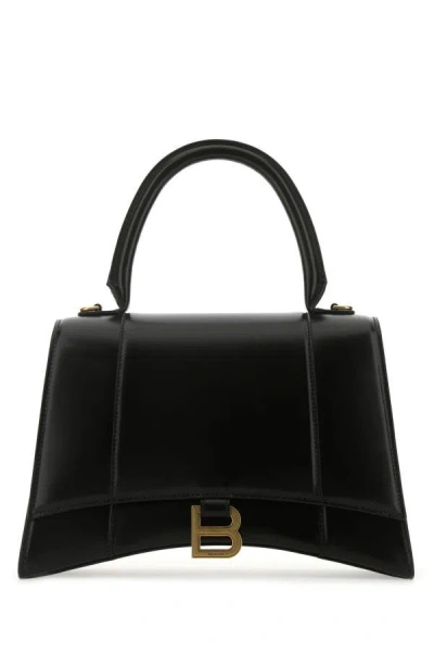 Balenciaga Hourglass Small Handbag In 黑色