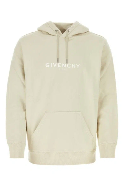 Givenchy Man Sand Cotton Sweatshirt In Brown