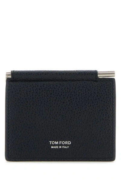 Tom Ford Man Black Leather Card Holder