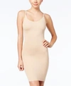 Spanx Womens Smoothing Adjustable Shaping Slip In Natural Glam- Nude 01