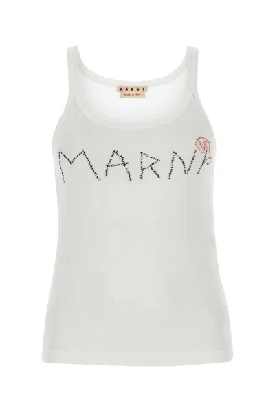 Marni T-shirt In White