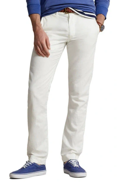 Polo Ralph Lauren Stretch Classic Fit Chino Pant In Deckwash White