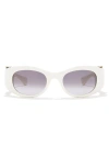 Cartier Panther C-logo Acetate Cat-eye Sunglasses In White