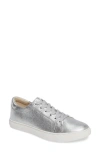 Kenneth Cole New York Women's Kam Lace-up Leather Sneakers In Silver Metallic