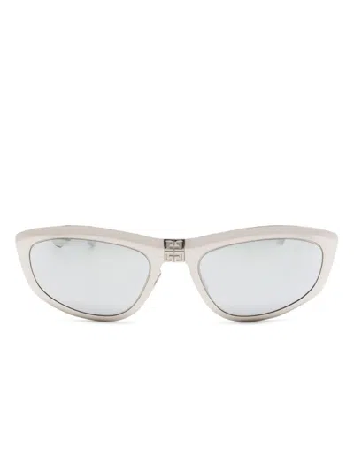 Givenchy 4g Trifold Cat-eye Sunglasses In Gray