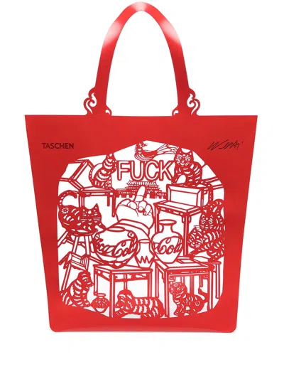 Taschen Ai Weiwei. The China Bag ‘cats And Dogs' In Red