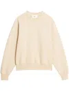 Ami Alexandre Mattiussi Ami De Coeur Sweatshirt In Cream