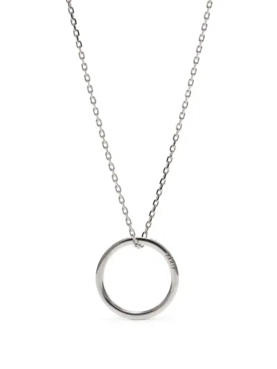Maison Margiela Arghentia Pendant Chain-link Necklace In Silber